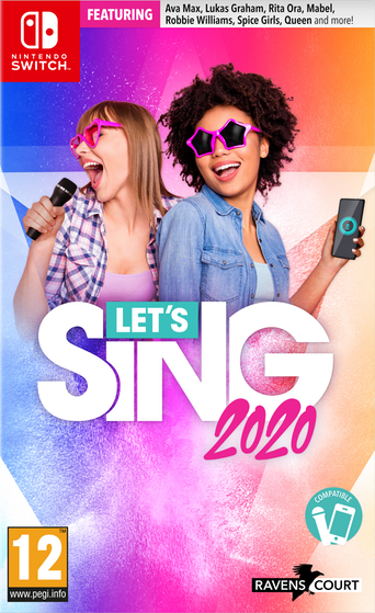 Pochette Let's Sing 2020 Hits Français et Internationaux version Switch