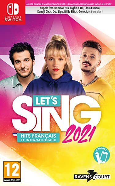 Pochette Let's Sing 2021 Hits Français et Internationaux version Switch