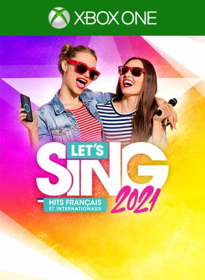 Pochette Let's Sing 2021 Hits Français et Internationaux version Xbox One