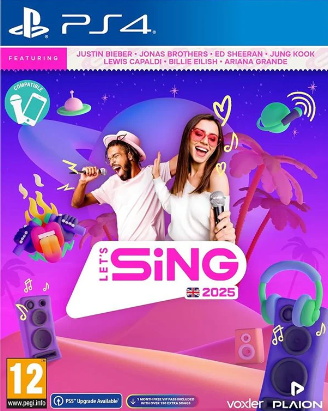 Pochette Let's Sing 2025 version PlayStation 4