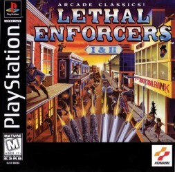 Pochette Lethal Enforcers I & II version PlayStation