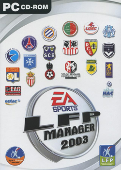 Pochette LFP Manager 2003 version PC Windows