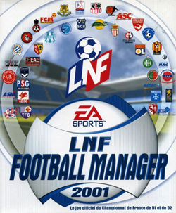 Pochette LNF Football Manager 2001 version PC Windows