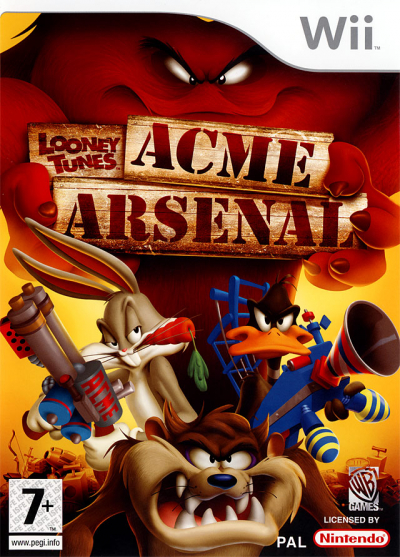 Pochette Looney Tunes : ACME Arsenal version Wii