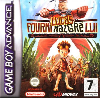Pochette Lucas, fourmi malgré lui version GameBoy Advance