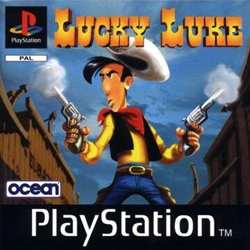 Pochette Lucky Luke version PlayStation