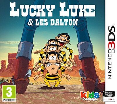Pochette Lucky Luke & les Dalton version 3DS