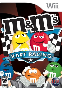 Pochette M&M's Kart Racing version Wii