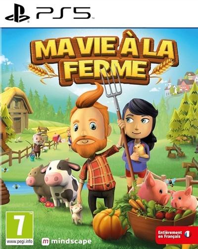 Pochette Ma vie à la Ferme version PlayStation 5