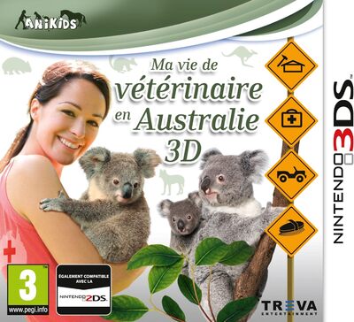Pochette Ma vie de vétérinaire en Australie 3D version 3DS
