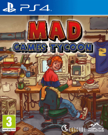 Pochette Mad Games Tycoon version PlayStation 4