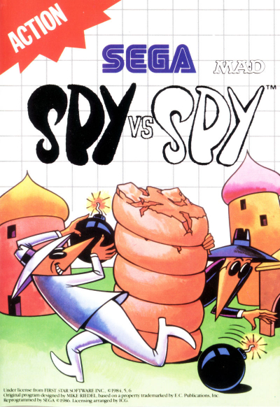 Pochette Mad Magazine's Official : Spy vs Spy version Master System