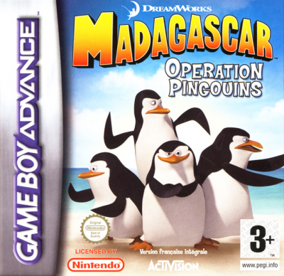Pochette Madagascar : Operation Pingouin version GameBoy Advance