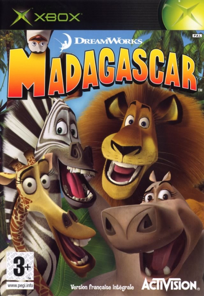 Pochette Madagascar version Xbox