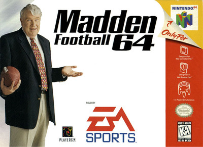 Pochette Madden Football 64 version Nintendo 64
