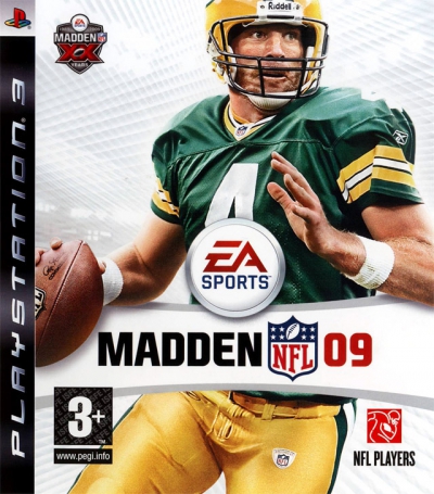 Pochette Madden NFL 09 version PlayStation 3