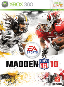 Pochette Madden NFL 10 version Xbox 360