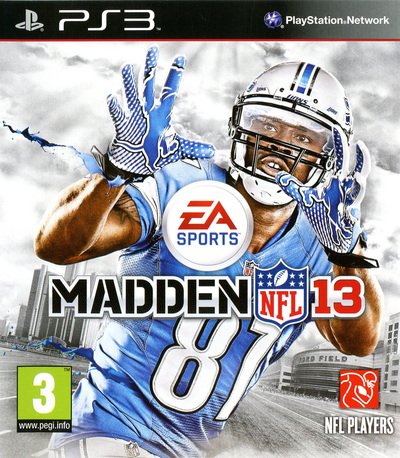 Pochette Madden NFL 13 version PlayStation 3