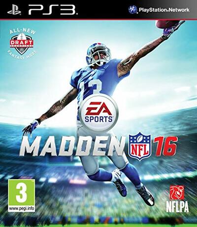 Pochette Madden NFL 16 version PlayStation 3