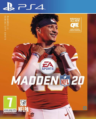 Pochette Madden NFL 20 version PlayStation 4