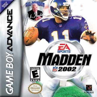 Pochette Madden NFL 2002 version GameBoy Advance