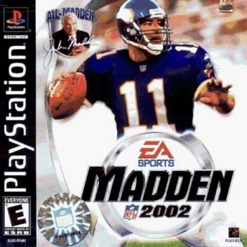 Pochette Madden NFL 2002 version PlayStation