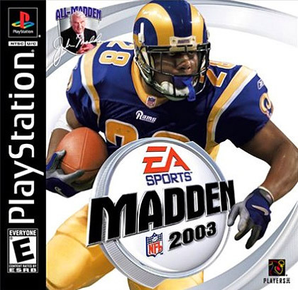 Pochette Madden NFL 2003 version PlayStation