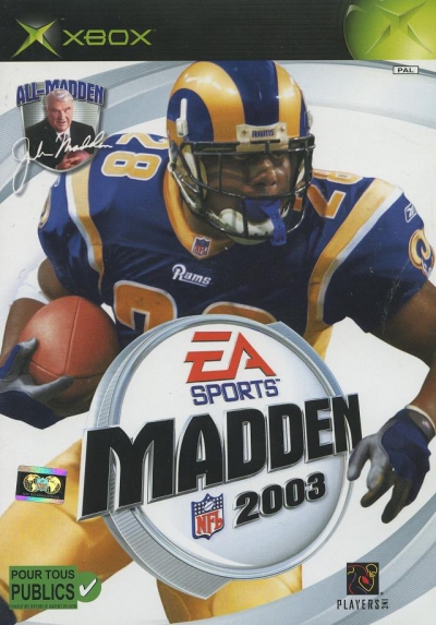 Pochette Madden NFL 2003 version Xbox