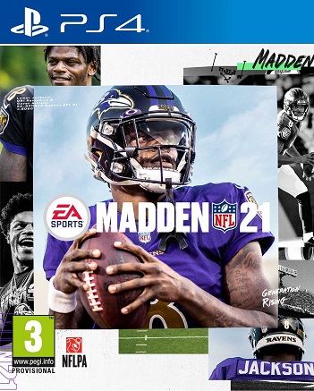 Pochette Madden NFL 21 version PlayStation 4