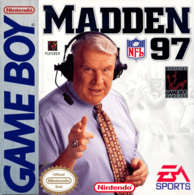 Pochette Madden NFL 97 version GameBoy/Color