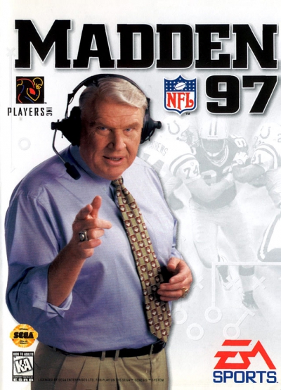 Pochette Madden NFL 97 version Megadrive