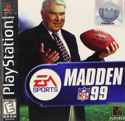 Pochette Madden NFL 99 version PlayStation