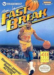 Pochette Magic Johnson's Fast Break version NES