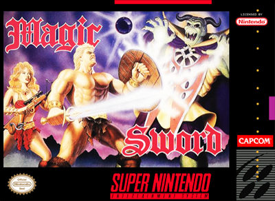 Pochette Magic Sword version Super Nintendo