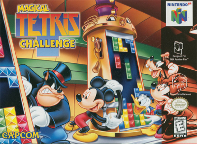 Pochette Magical Tetris Challenge version Nintendo 64