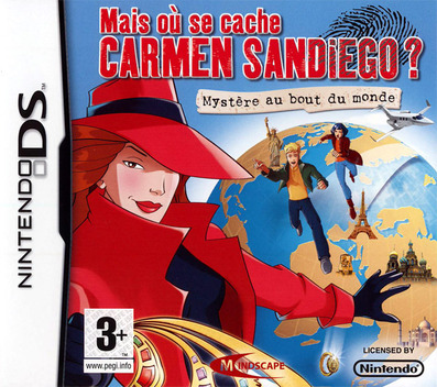 Pochette Mais où se cache Carmen Sandiego? Mystère au bout du monde version DS