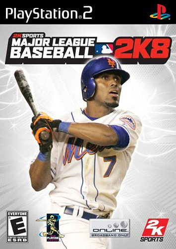 Pochette Major League Baseball 2K8 version PlayStation 2