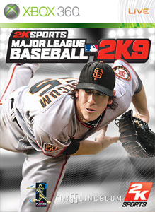 Pochette Major League Baseball 2K9 version Xbox 360