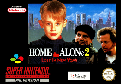 Pochette Maman, j'ai raté l'avion 2 version Super Nintendo