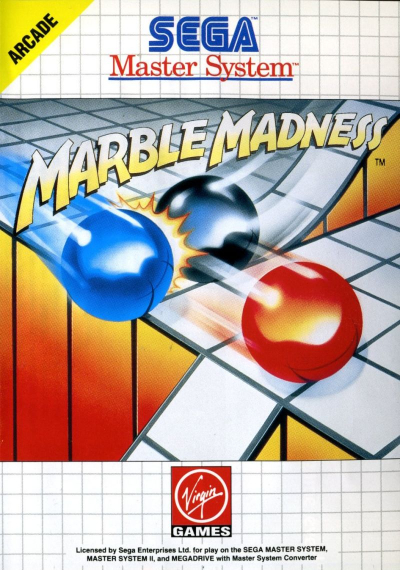Pochette Marble Madness version Master System