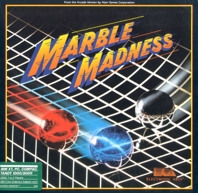 Pochette Marble Madness version PC MS-DOS