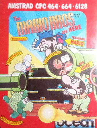Pochette Mario Bros. version Amstrad CPC