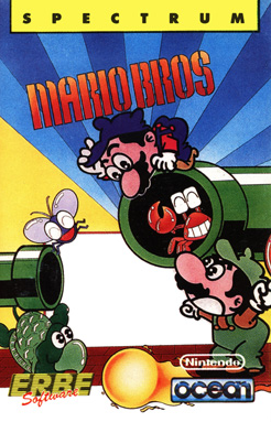 Pochette Mario Bros. version ZX Spectrum