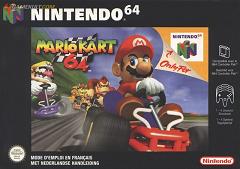 Pochette Mario Kart 64 version Nintendo 64