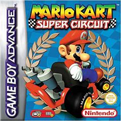 Pochette Mario Kart Super Circuit version GameBoy Advance