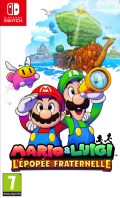 Pochette Mario & Luigi : l’épopée fraternelle version Switch