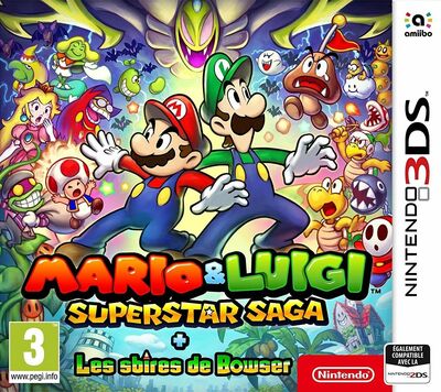 Pochette Mario & Luigi : Superstar Saga + Bowser's Minions version 3DS