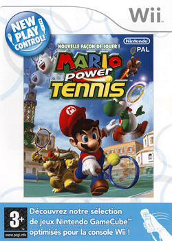 Pochette Mario Power Tennis version Wii