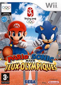 Pochette Mario & Sonic aux Jeux Olympiques version Wii