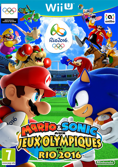 Pochette Mario & Sonic aux Jeux Olympiques de Rio 2016 version Wii U
